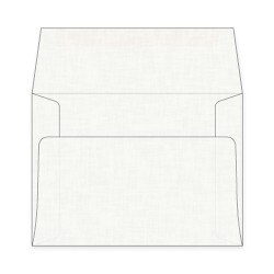 A7 White Linen Envelopes